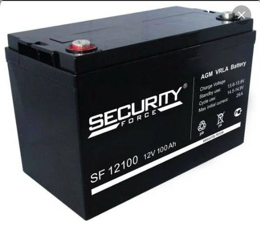 Аккумулятор 12V 40Ah Security Force