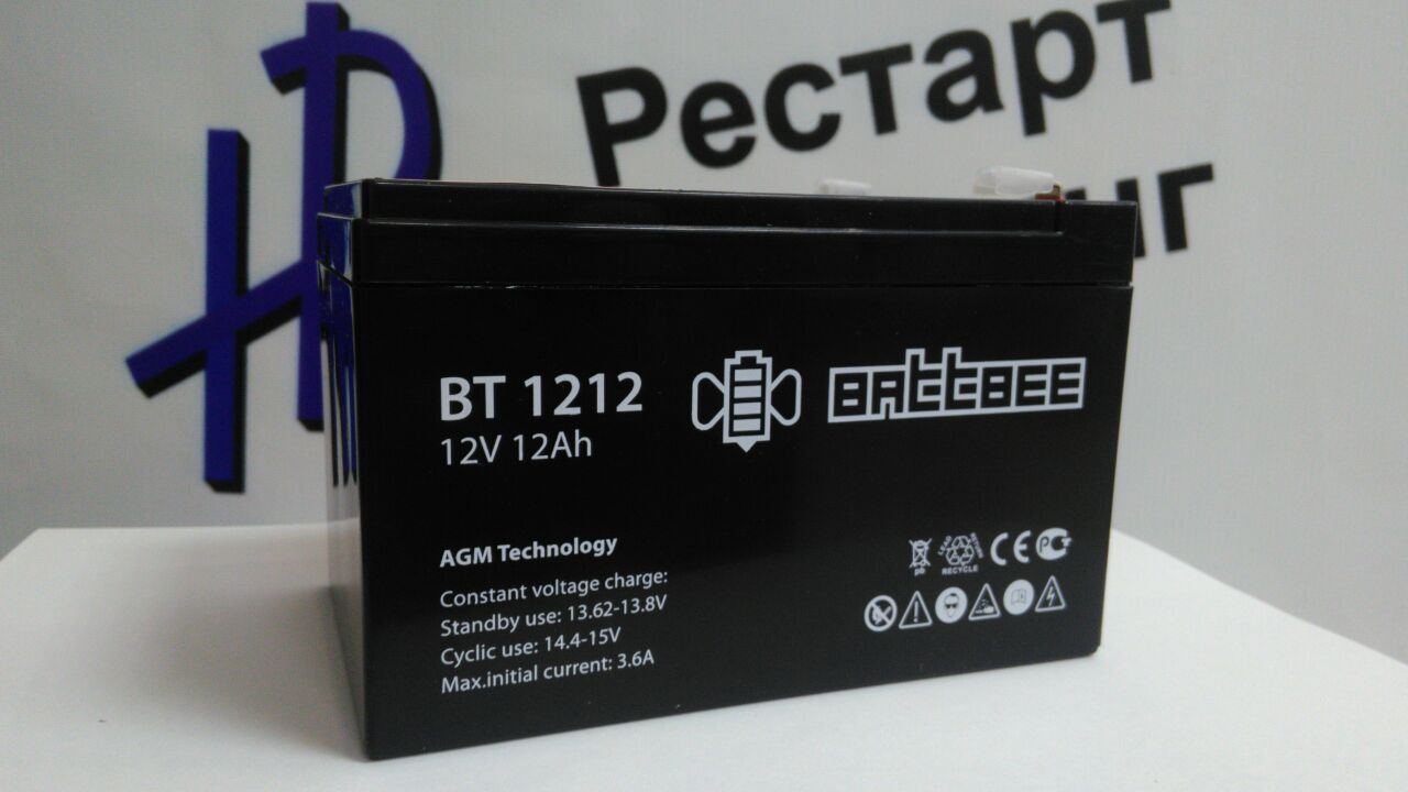 Аккумулятор 12V 12 Ah Battbee BT 1212 AGM
