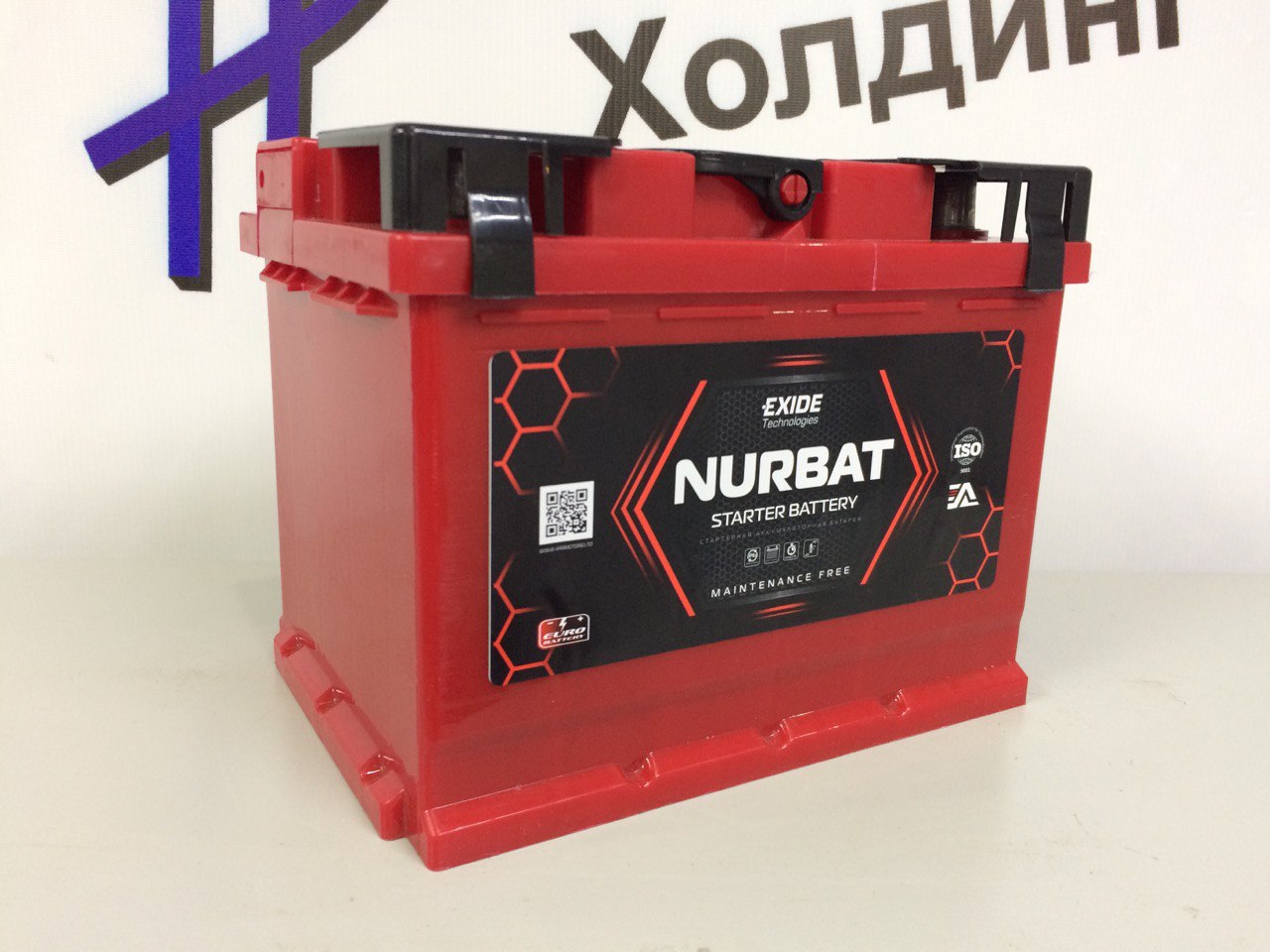 Аккумулятор 6СТ-60 NURBAT обратная полярность