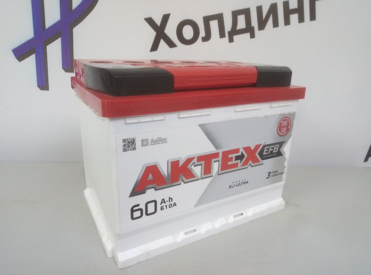 Аккумулятор 6СТ-60 Актех EFB прямая полярность