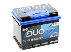 Аккумулятор 6СТ-60 Duo Power прямая полярность