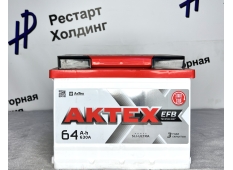 Аккумулятор 6СТ-64 Актех EFB обратная полярность